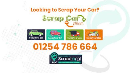 Scrap Car Altham Scrapyard, Accrington, England
