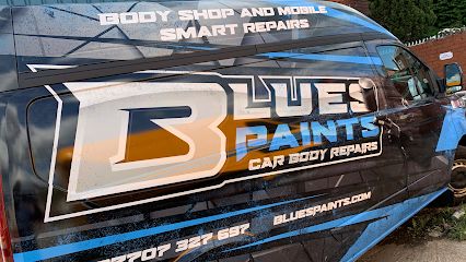 Blues Paints car body repair, Barnsley, England