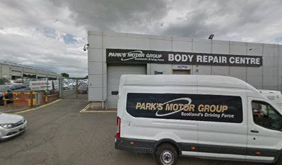 Park's Body Repair Center Land Rover, East Kilbride, Glasgow, Scotland