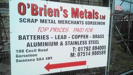O'Brien Metals Ltd, Gorseinon, Swansea, Wales