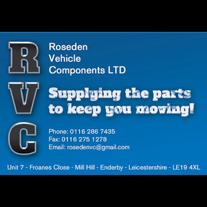 Roseden Vehicle Components Ltd, Leicester, England