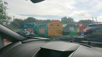 Leycett Recycling Center, Newcastle, England