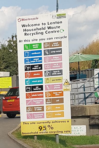 Redfield Road Household Waste and Recycling Centre, Nottingham, England