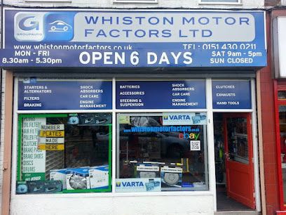 Whiston Motor Factors Ltd, Prescot, England