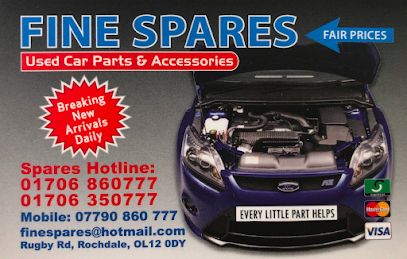 Fine Spares Used Car Parts and Accessories, Rochdale, England