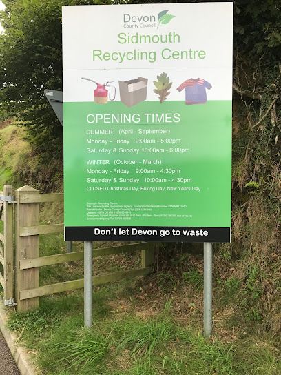 Sidmouth Recycling Centre, Sidmouth, England