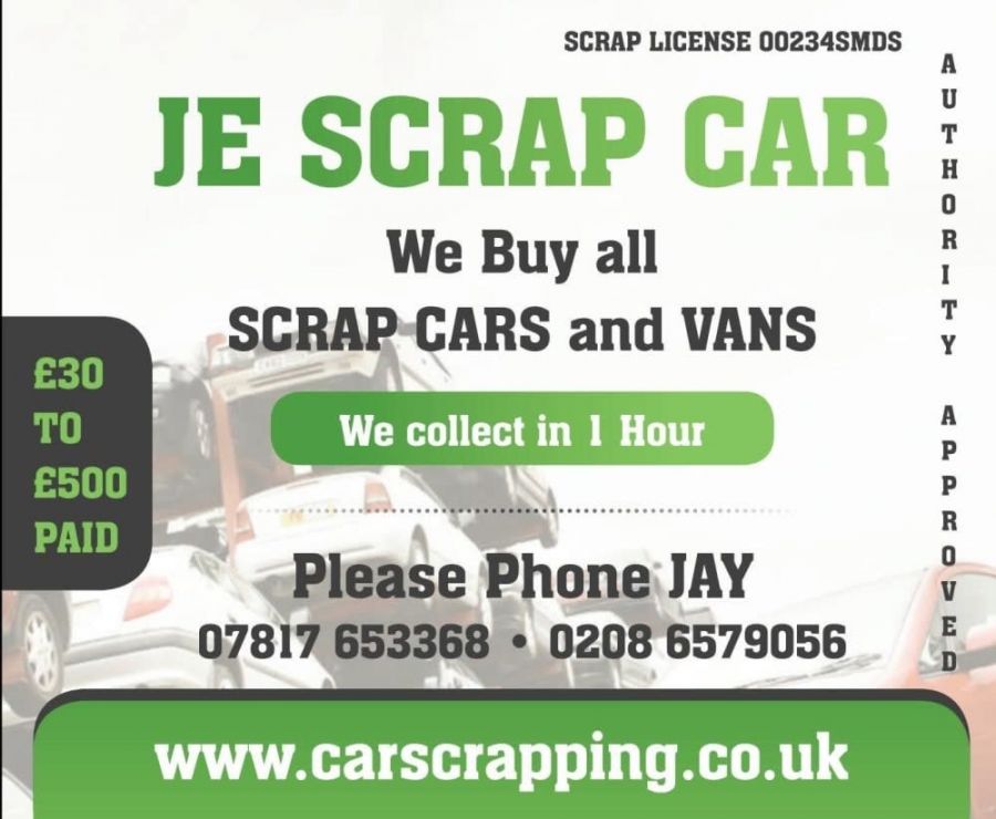 JE SCRAP CAR Carscrapping.co.uk, Surrey, England