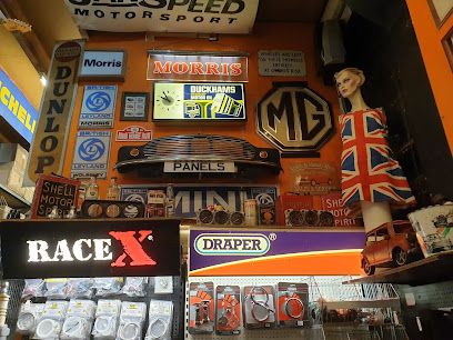 M&Ms Classic Mini Spares ltd, Warrington, England
